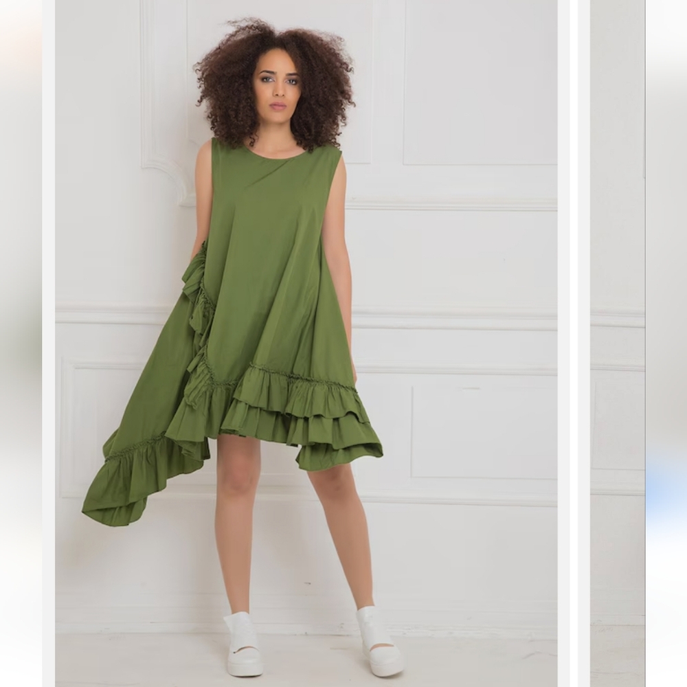 Adeptt green dress size XL